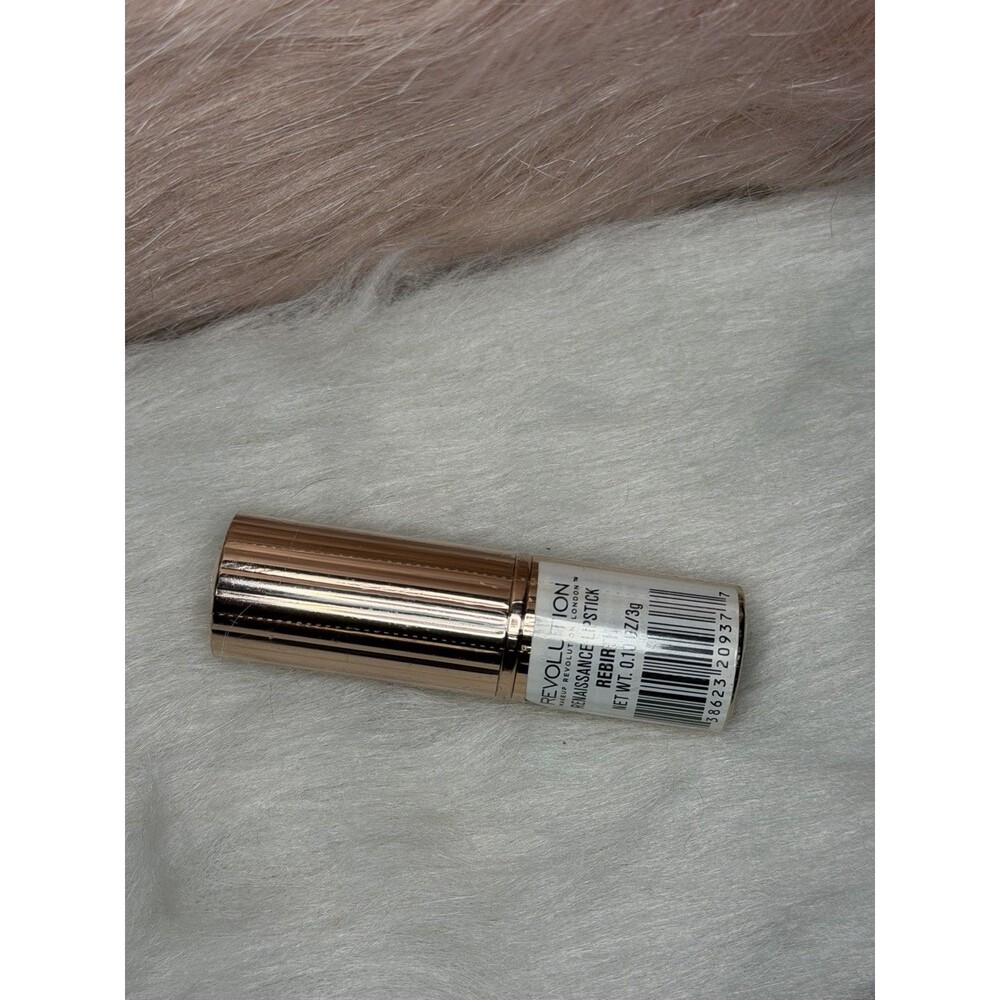 Revolution Renaissance Lipstick Rebirth Peachy Pink Nude Luxe Matte 3g
